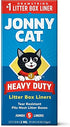 JONNY CAT Heavy Duty Litter Box Liners, Jumbo, 5ct